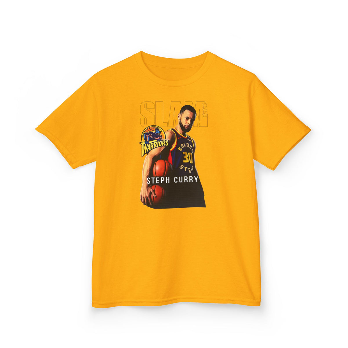 Kids Sports Jersey Tee — 'Steph Curry' Inspired Basketball Shirt with Custom Back Number
