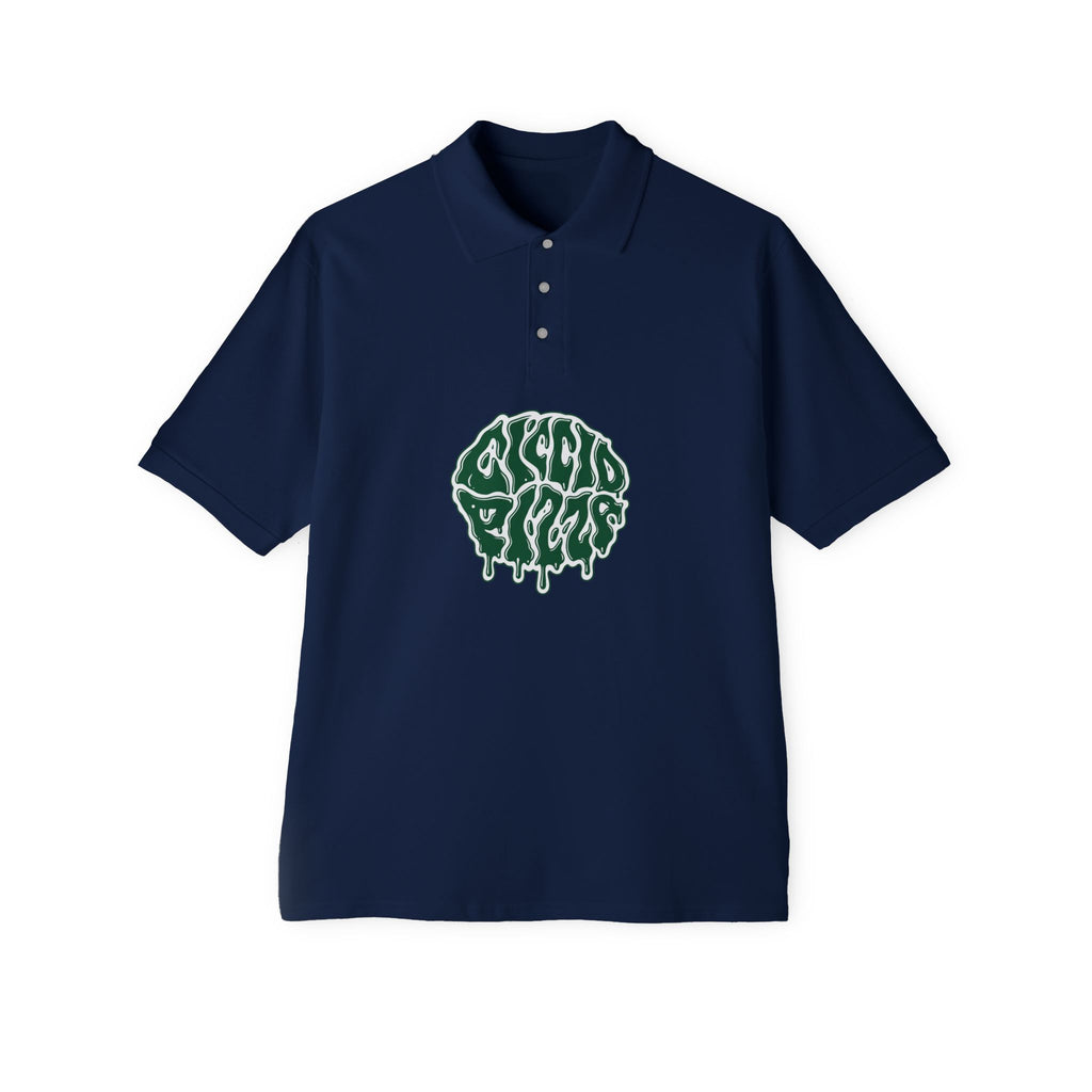 Ciccio Pizza 2 Drip Logo Polo — Men's Short-Sleeve Collared Shirt