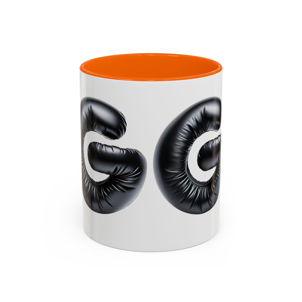 Grooming 'G' Accent Coffee Mug — Black Letter Balloon Initial Coffee Cup (11/15oz)