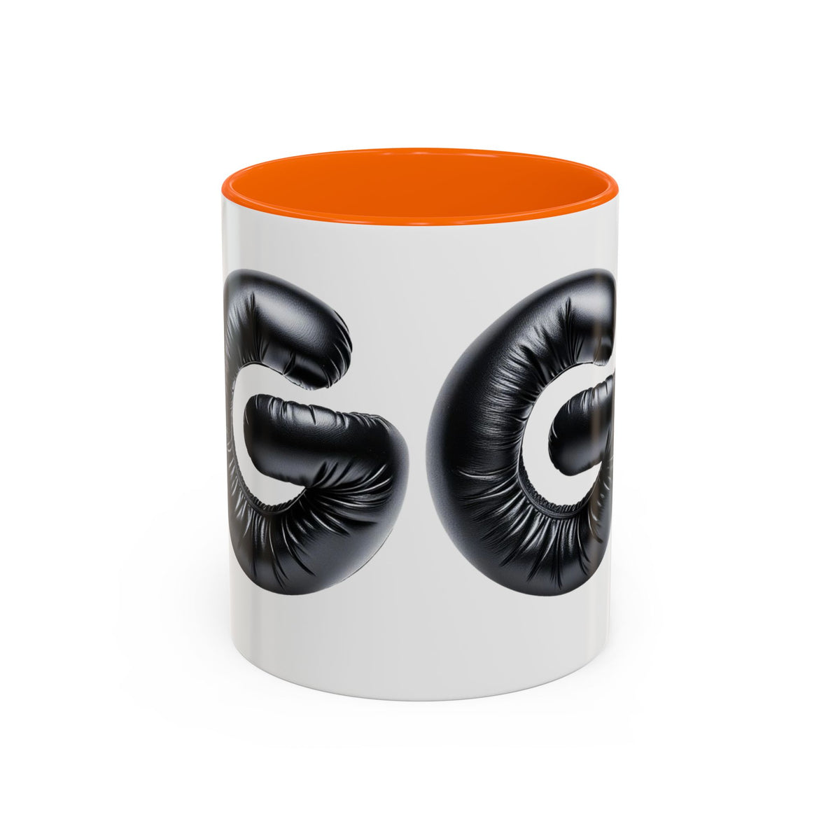 Grooming 'G' Accent Coffee Mug — Black Letter Balloon Initial Coffee Cup (11/15oz)