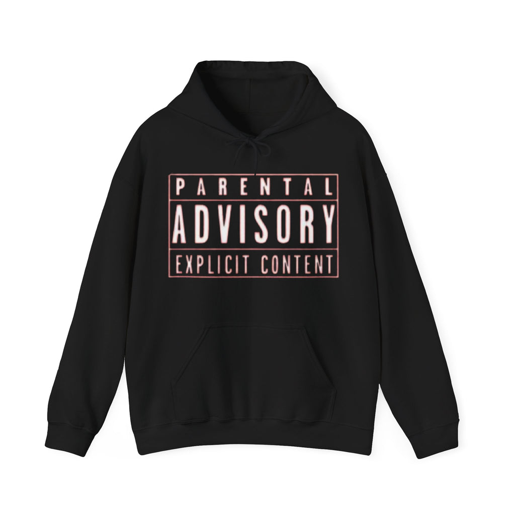 Parental Advisory "Explicit Content" Hoodie — Graphic Streetwear Pullover