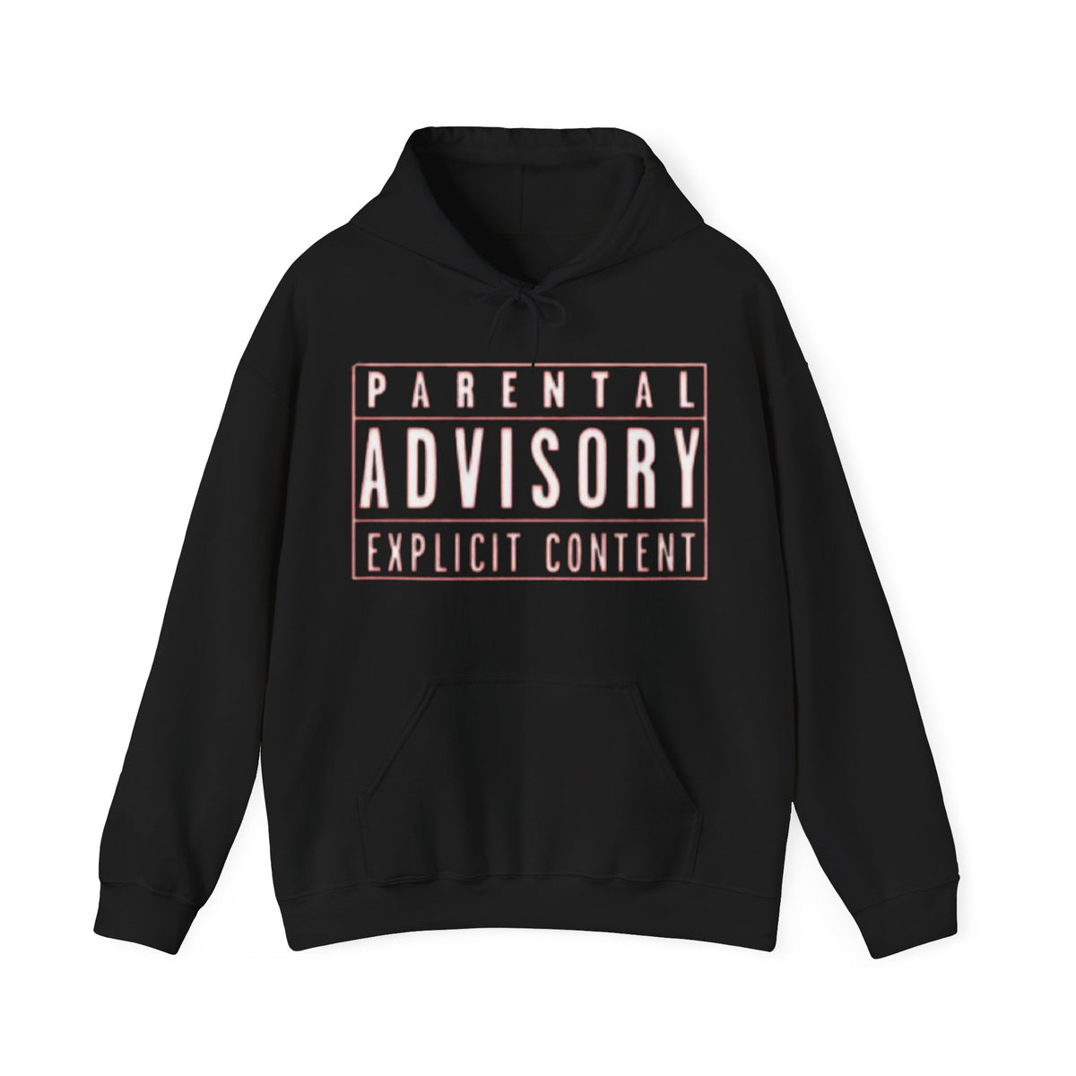 Parental Advisory "Explicit Content" Hoodie — Graphic Streetwear Pullover