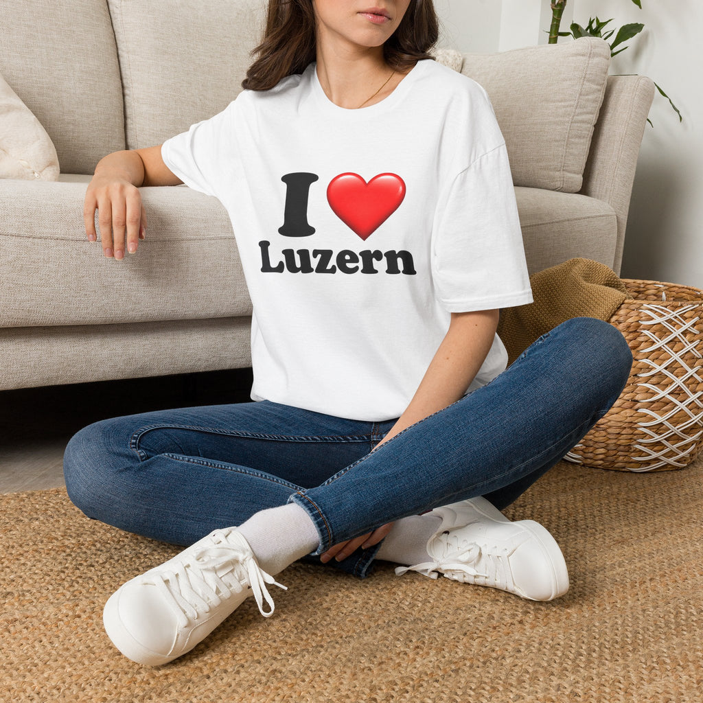 I  love Luzern T-Shirt — Swiss Luzern Travel Souvenir Tee