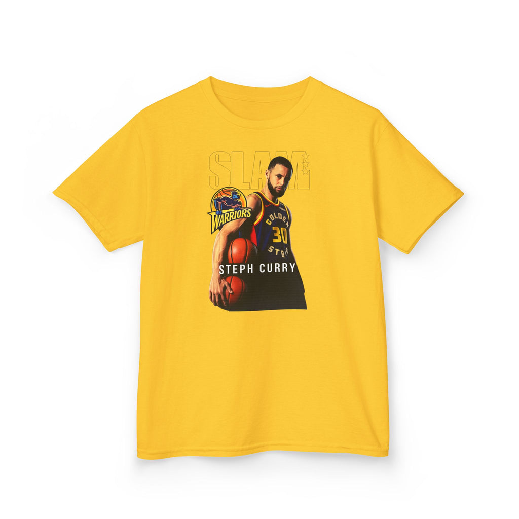 Kids Sports Jersey Tee — 'Steph Curry' Inspired Basketball Shirt with Custom Back Number