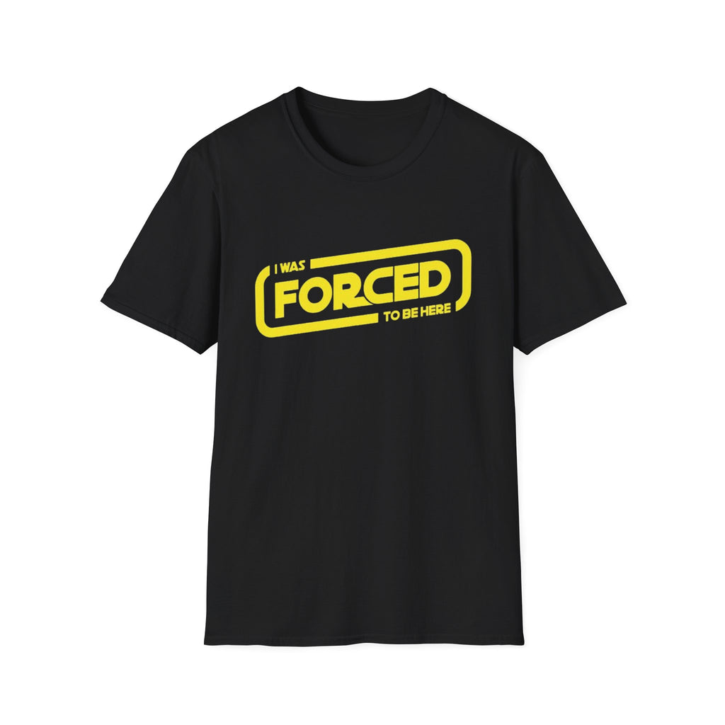 Forced Logo T-Shirt — Yellow Minimal Graphic Tee
