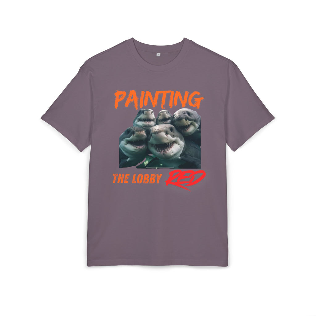 ‘Painting the lobby RED’- Oversized Tshirt
