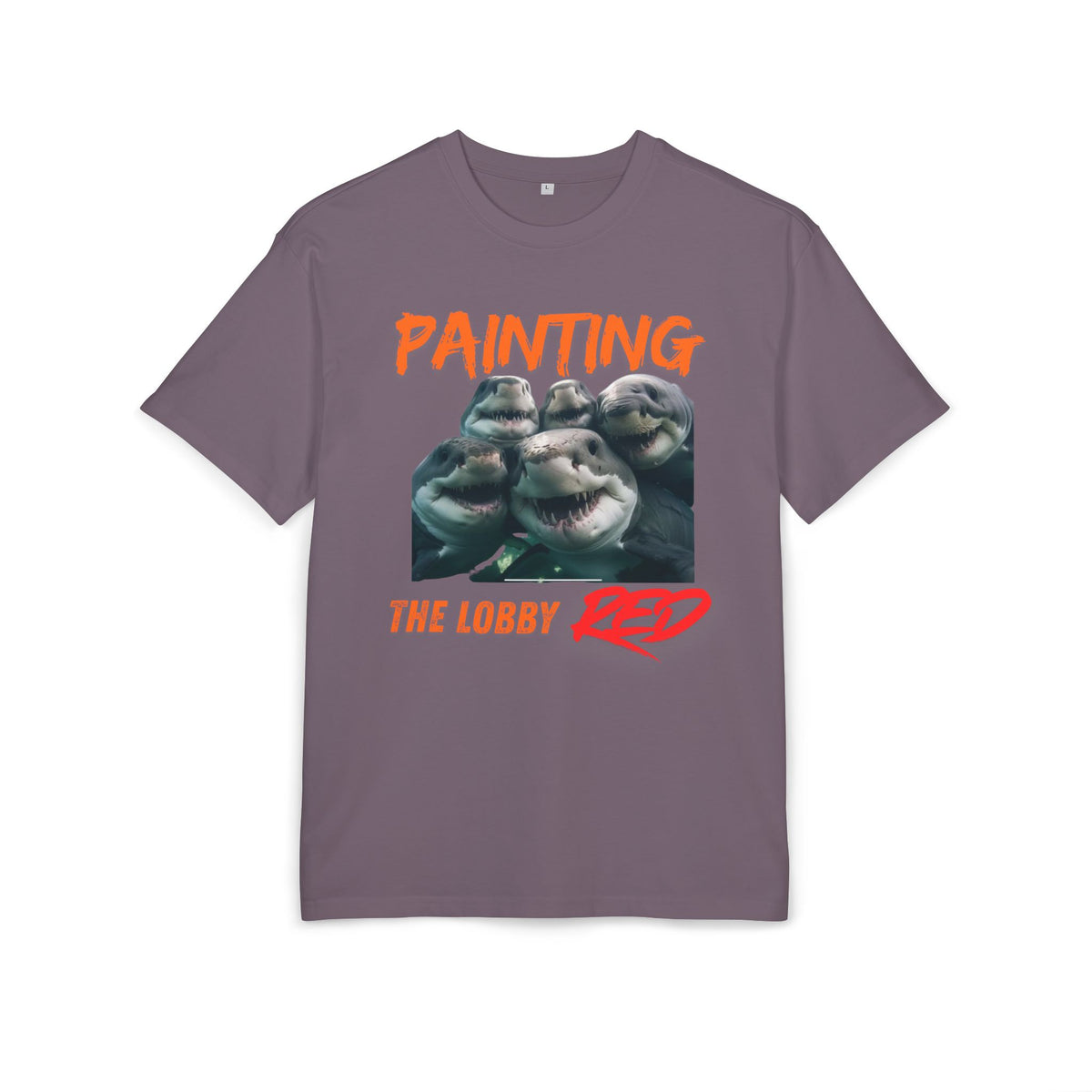 ‘Painting the lobby RED’- Oversized Tshirt