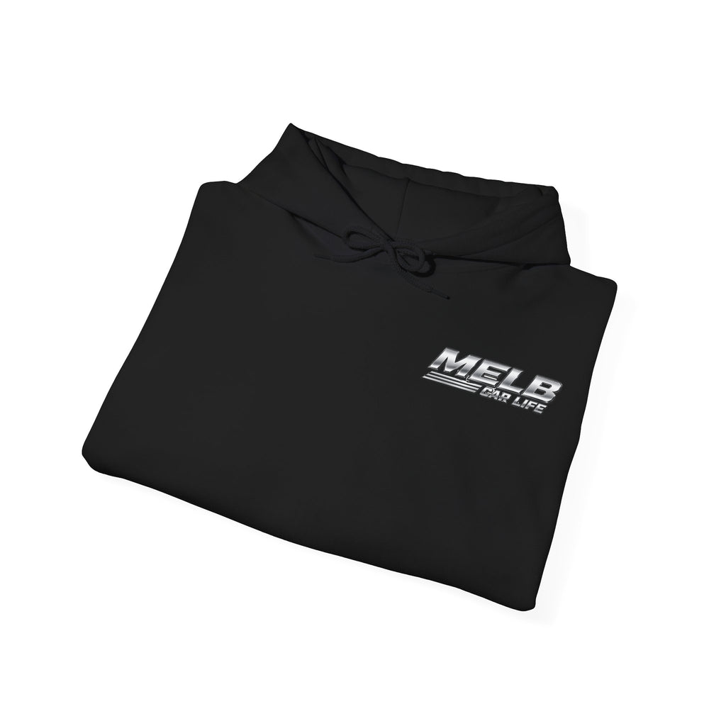 Car Life Hoodie — Red Station Wagon "NILE8" Graphic Streetwear