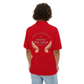 Praise The Lord Polo ( Grey font )— Men's Christian Worship Polo Shirt