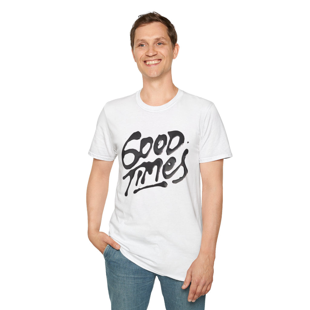 Good Times T-Shirt — Retro Script Graphic Tee