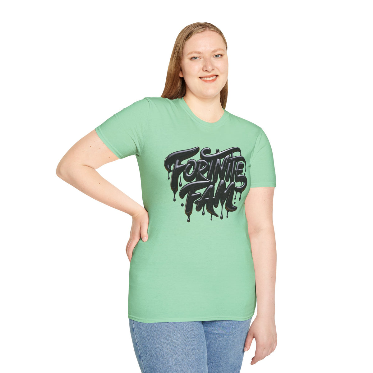 Gaming Fam Drip T-Shirt — Graffiti Gaming Tee