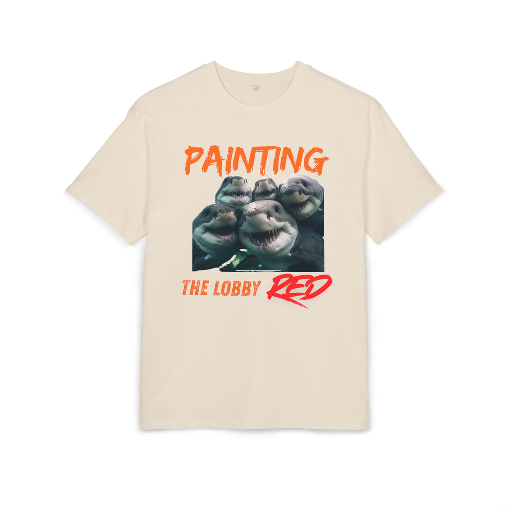 ‘Painting the lobby RED’- Oversized Tshirt