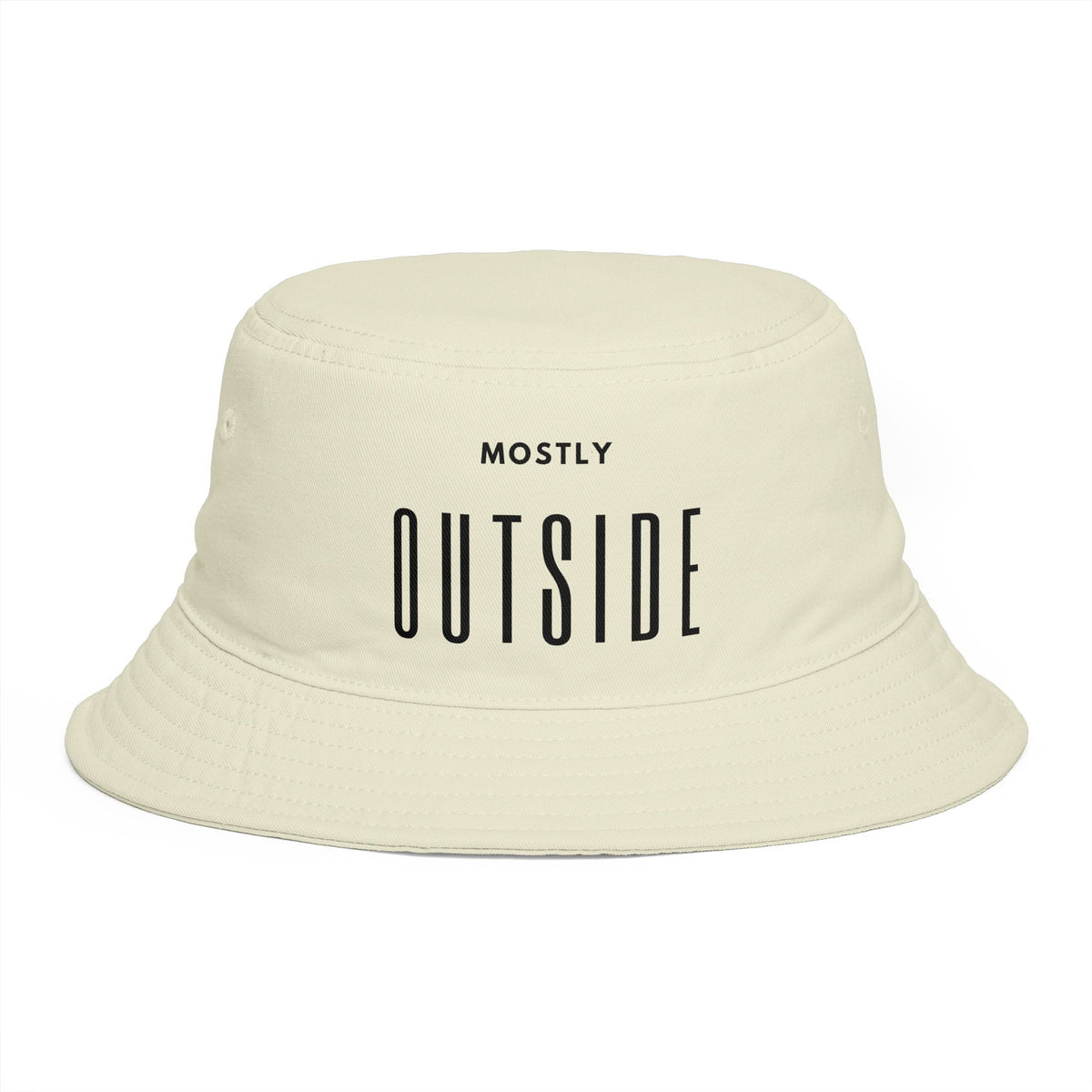 Bucket Hat — "Mostly Outside" Outdoor Adventure Sun Hat