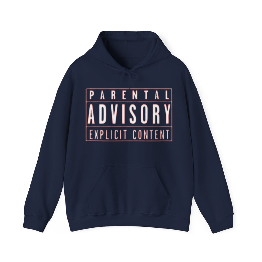 Parental Advisory "Explicit Content" Hoodie — Graphic Streetwear Pullover