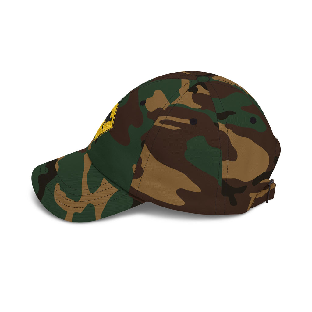 Dad Cap — Kangaroo Road Sign Embroidered Hat