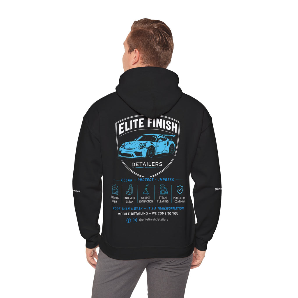 Hoodie 2 — Elite Finish Detailers Logo Pullover (Car Detailing Service)