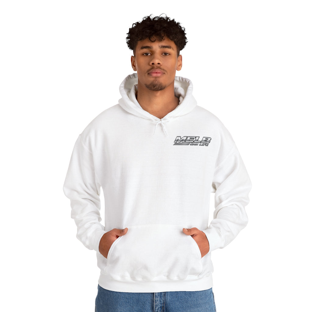 Car Life Hoodie — Red Station Wagon "NILE8" Graphic Streetwear