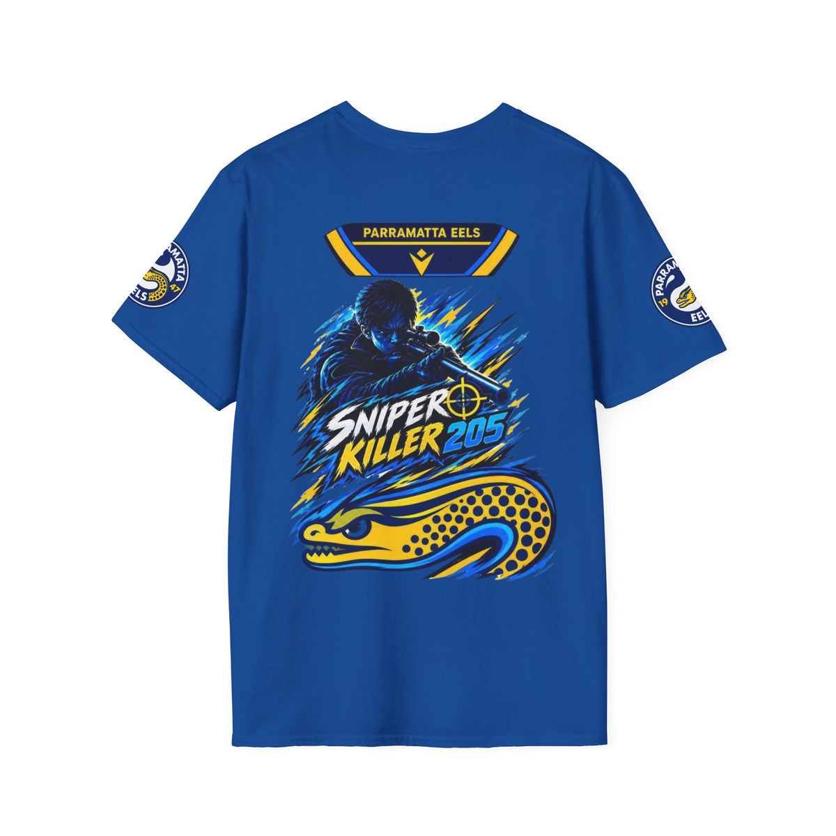 Parramatta Eels(Option 1) "Sniper Killer 205" Team T-Shirt