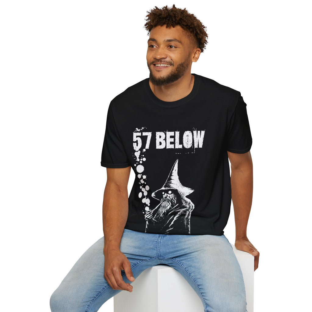 57 Below Wizard T-Shirt — Vintage Mystic Graphic Tee