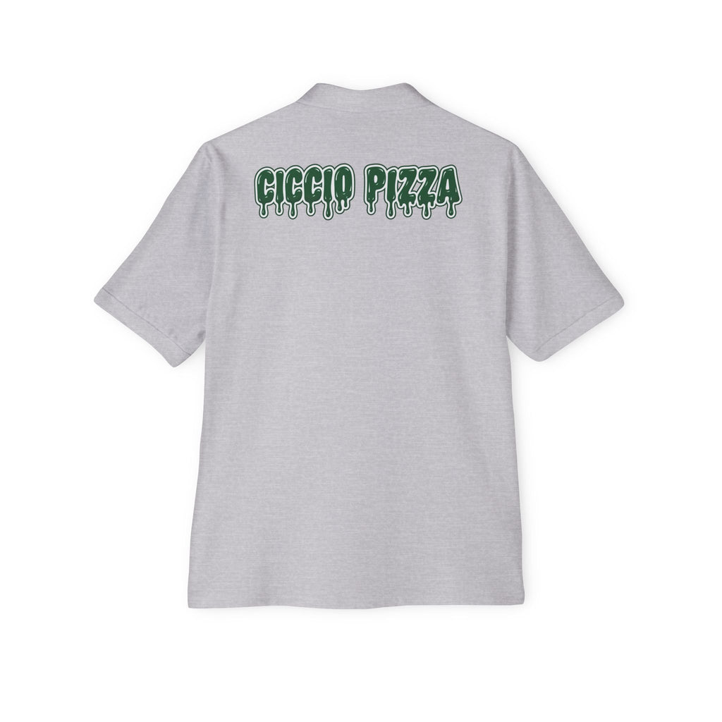 Ciccio Pizza 2 Drip Logo Polo — Men's Short-Sleeve Collared Shirt