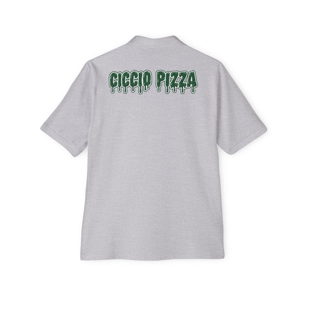 Ciccio Pizza 2 Drip Logo Polo — Men's Short-Sleeve Collared Shirt