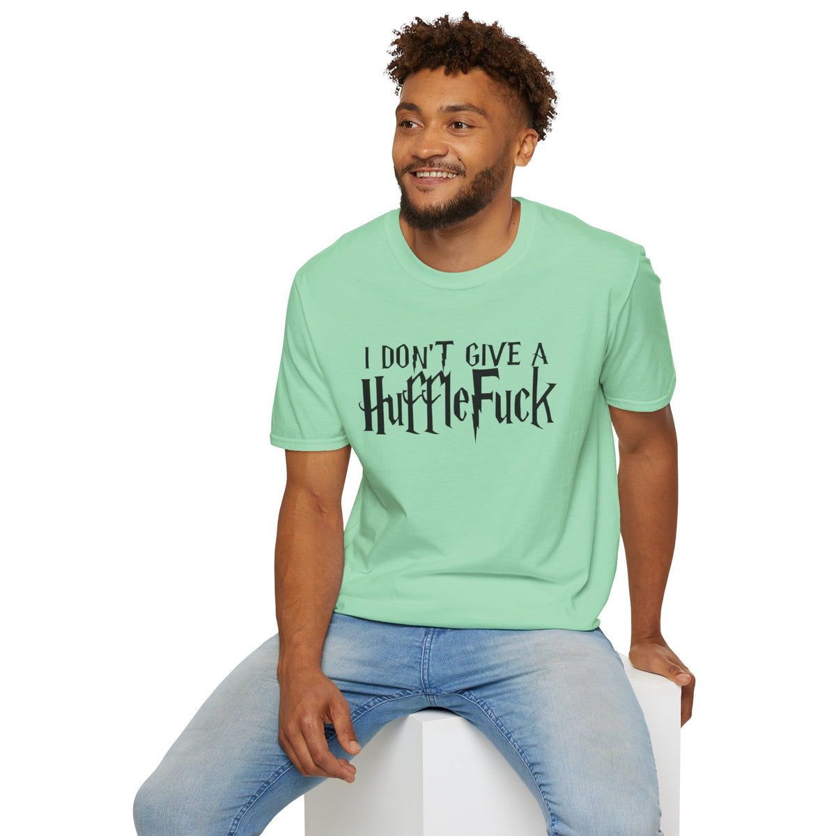 "I Don't Give a Huffle" Wizard Satire Tee
