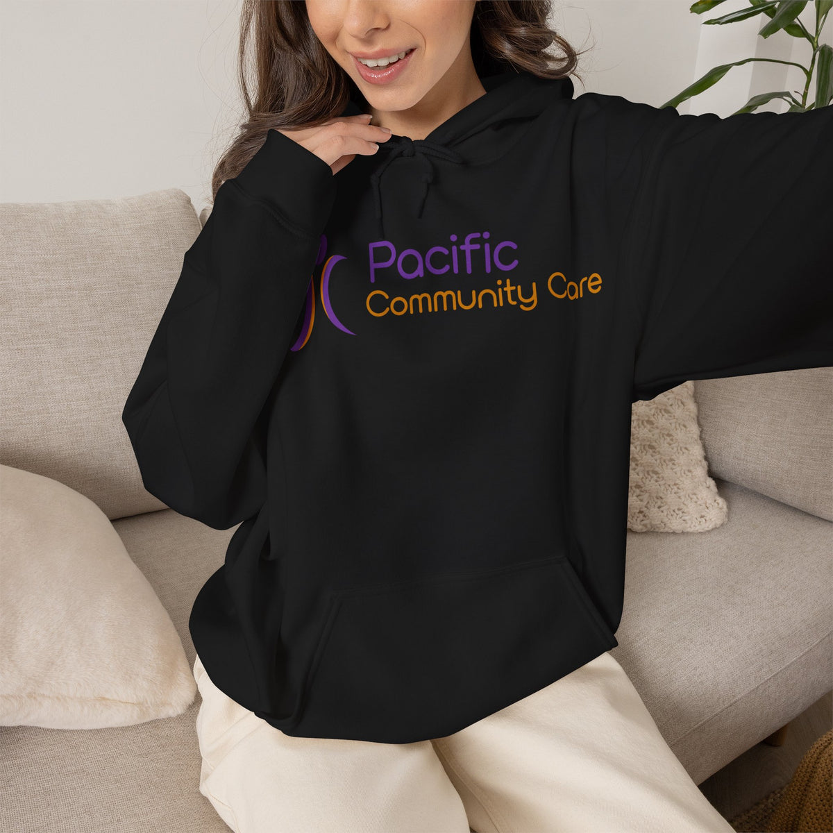 Hoodie — Pacific Community Care Logo Pullover