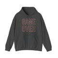 Game Over Hoodie – Retro Outline Graphic Pullover