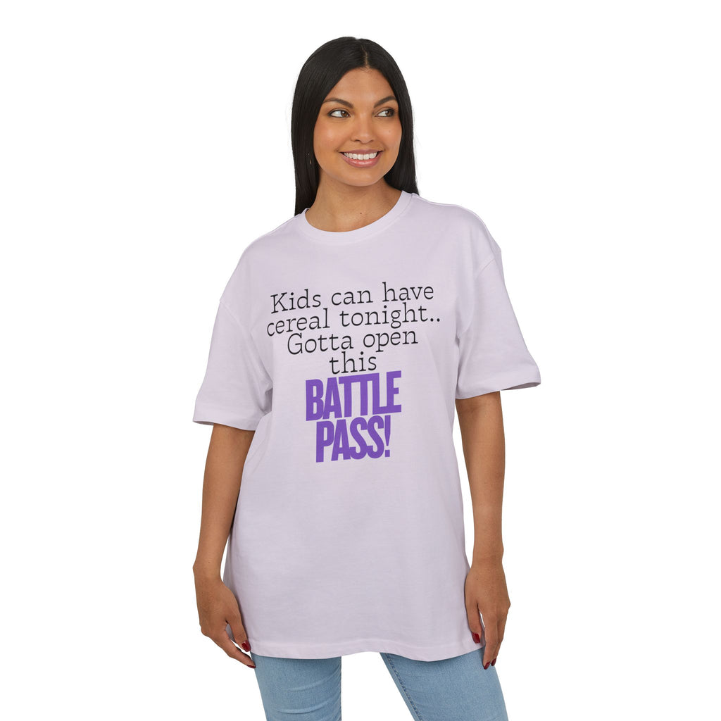 ‘Kids can have cereal tonight’- Oversized Tshirt