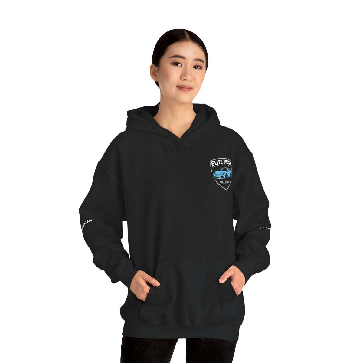 Hoodie 2 — Elite Finish Detailers Logo Pullover (Car Detailing Service)