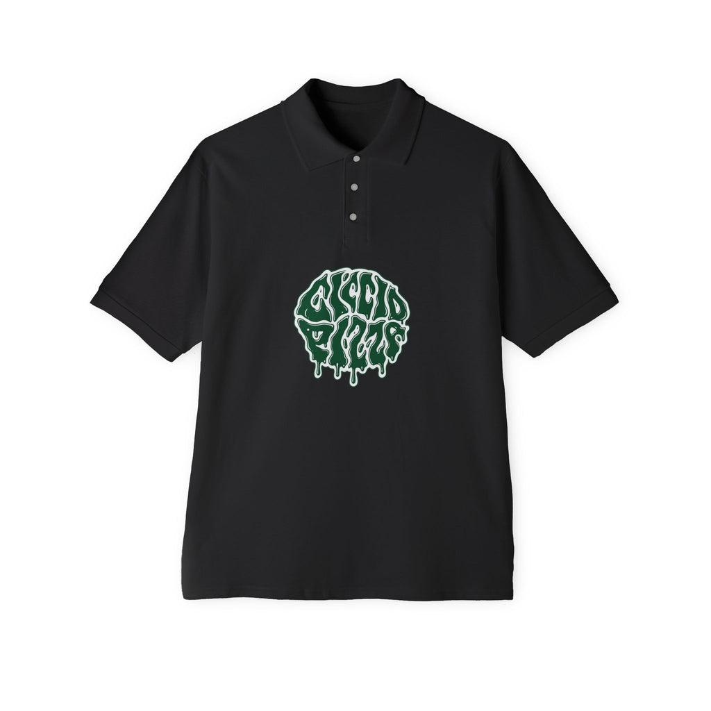 Ciccio Pizza 2 Drip Logo Polo — Men's Short-Sleeve Collared Shirt