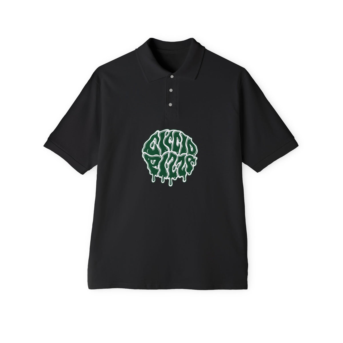 Ciccio Pizza 2 Drip Logo Polo — Men's Short-Sleeve Collared Shirt