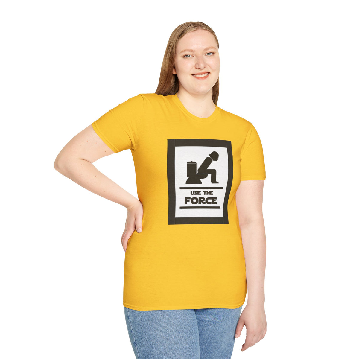 T‑Shirt — "Use the Force" Funny Toilet Humor Graphic Tee