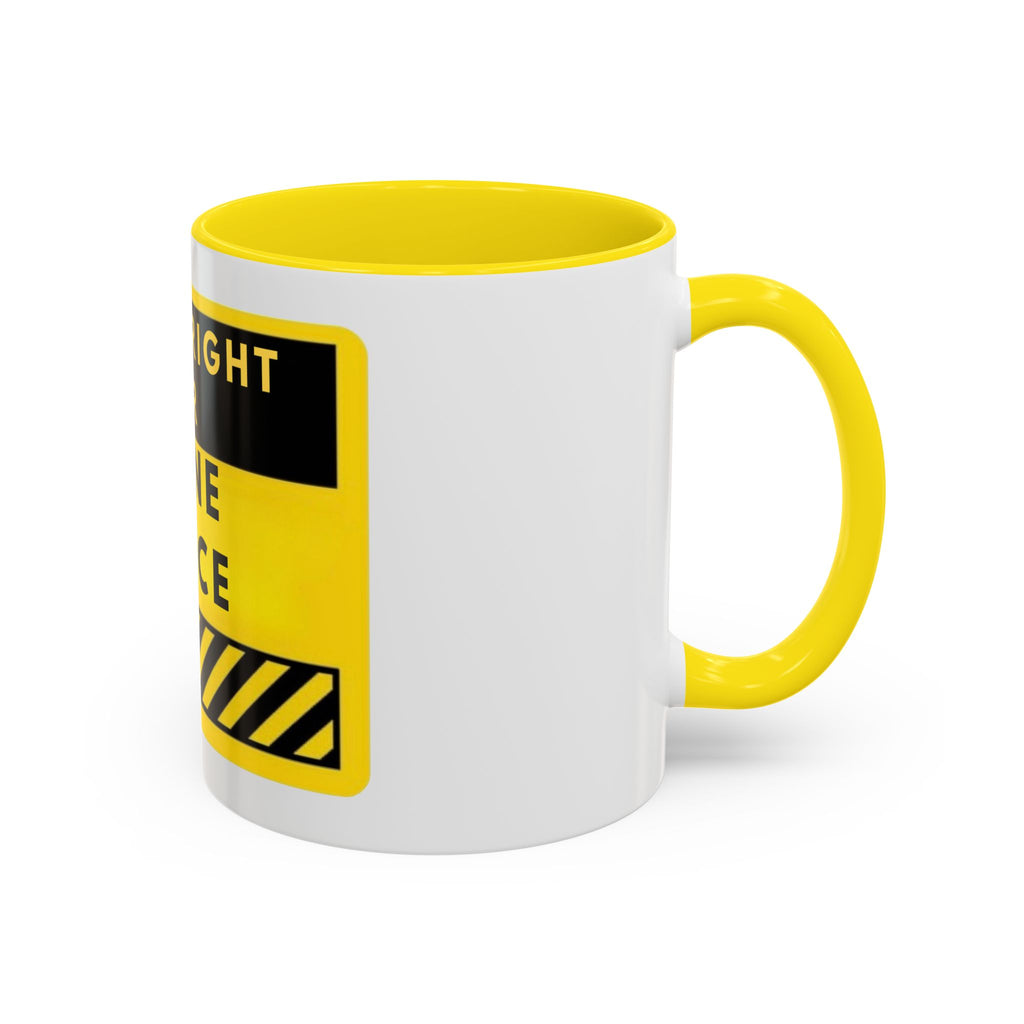 Done Right or Done Twice Coffee Mug — Motivational Construction-Style Accent Mug