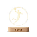 Basketball Engraved Custom Night Light
