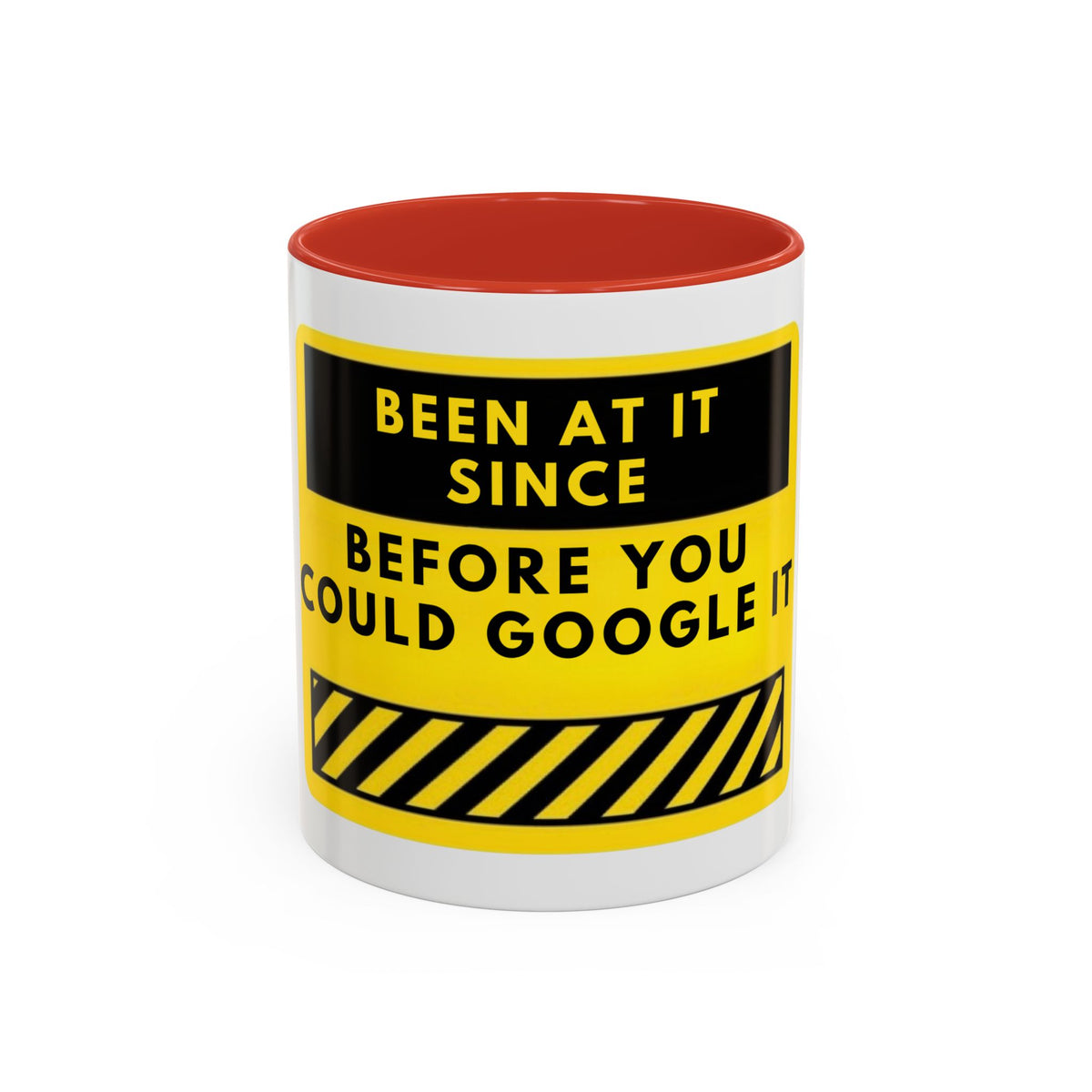 Coffee Mug — "Been At It Since Before You Could Google It" Retro Work Humor