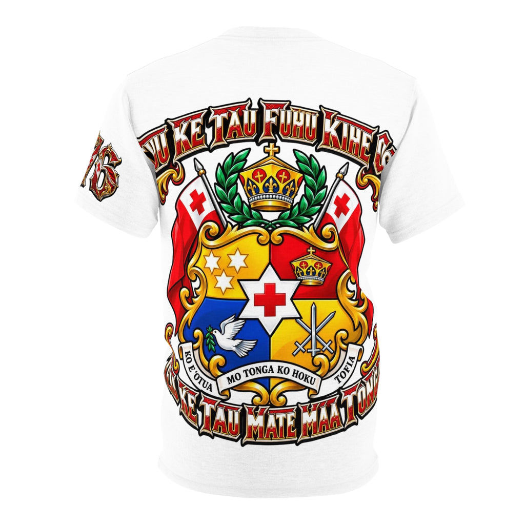 BIG OPTION -Royal 'MIM' Graphic Tee – Medieval Crest Lettering T‑Shirt