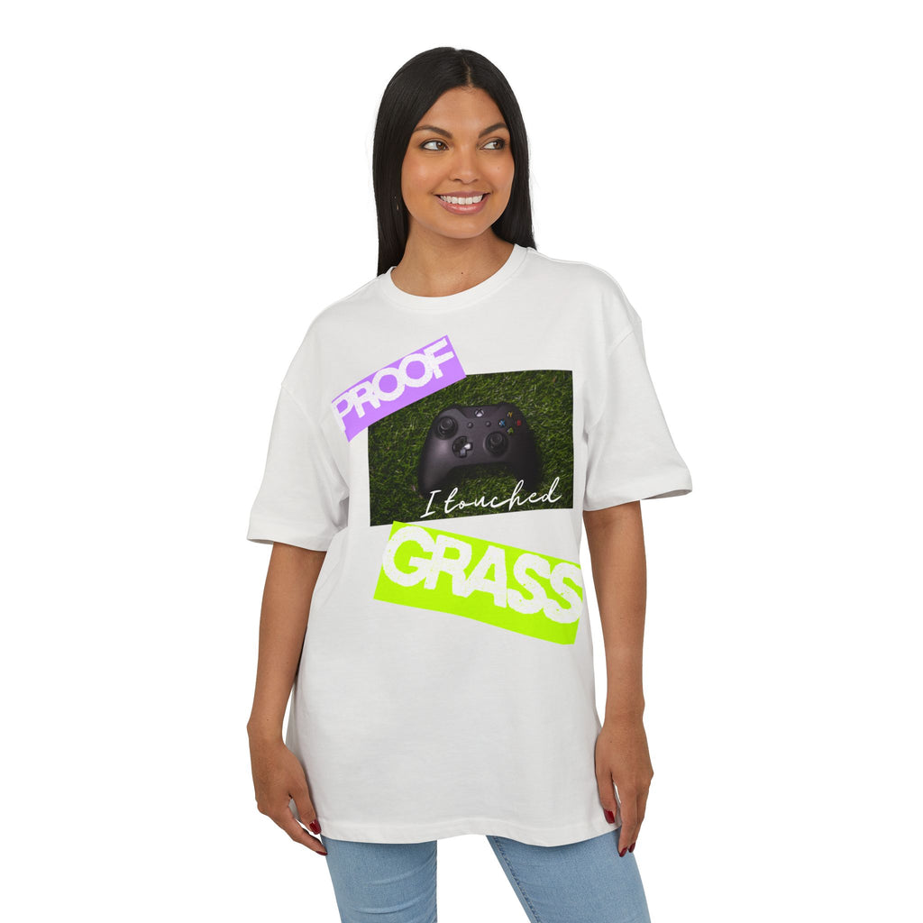 ‘Proof I touched grass’- Oversized Tshirt