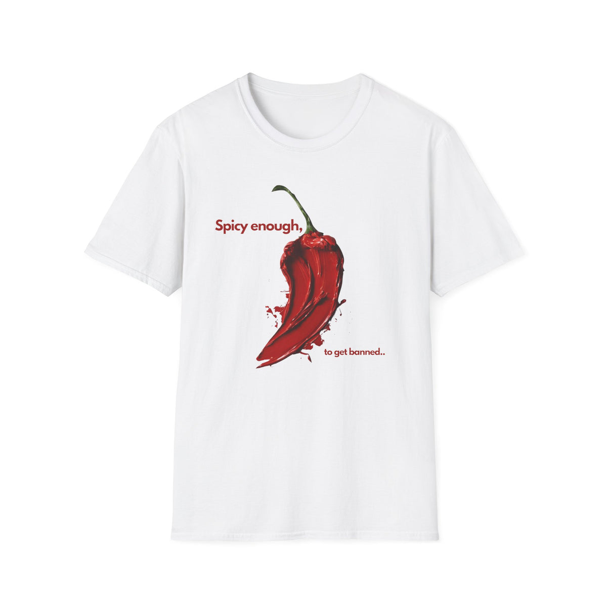 Spicy Enough T-Shirt – Red Chili Pepper Graphic Tee