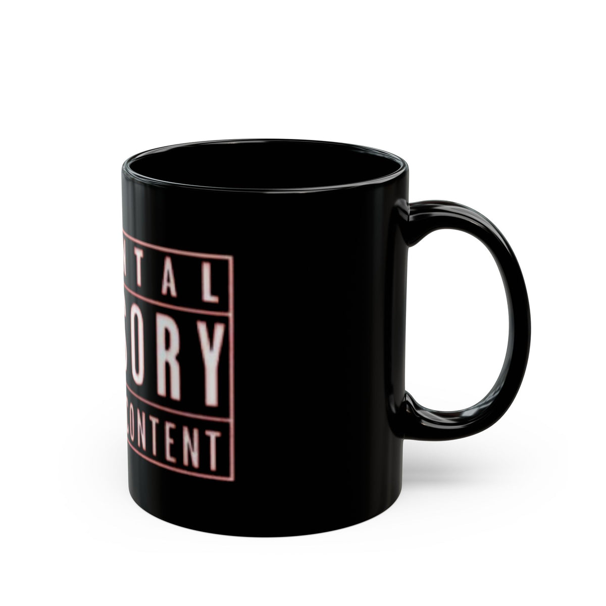 Parental Advisory "Explicit Content" Black Mug — 11oz & 15oz