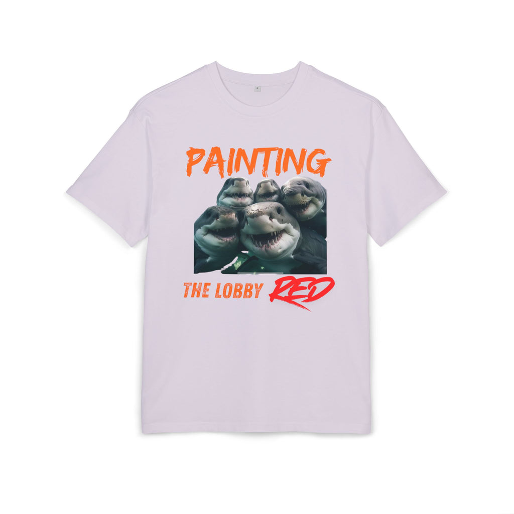 ‘Painting the lobby RED’- Oversized Tshirt