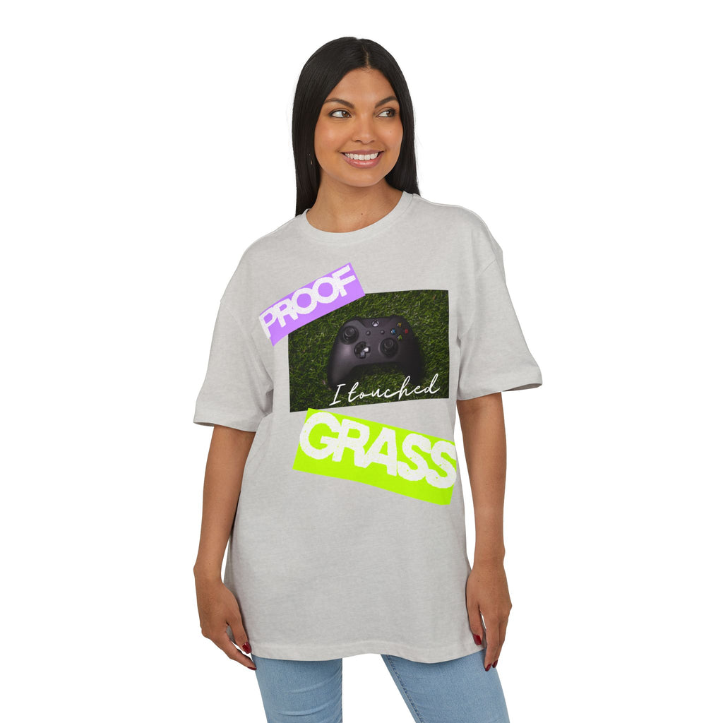 ‘Proof I touched grass’- Oversized Tshirt