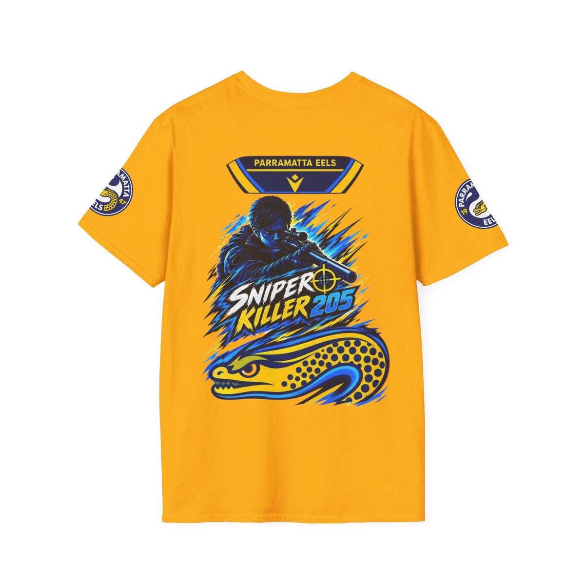 Parramatta Eels(Option 1) "Sniper Killer 205" Team T-Shirt