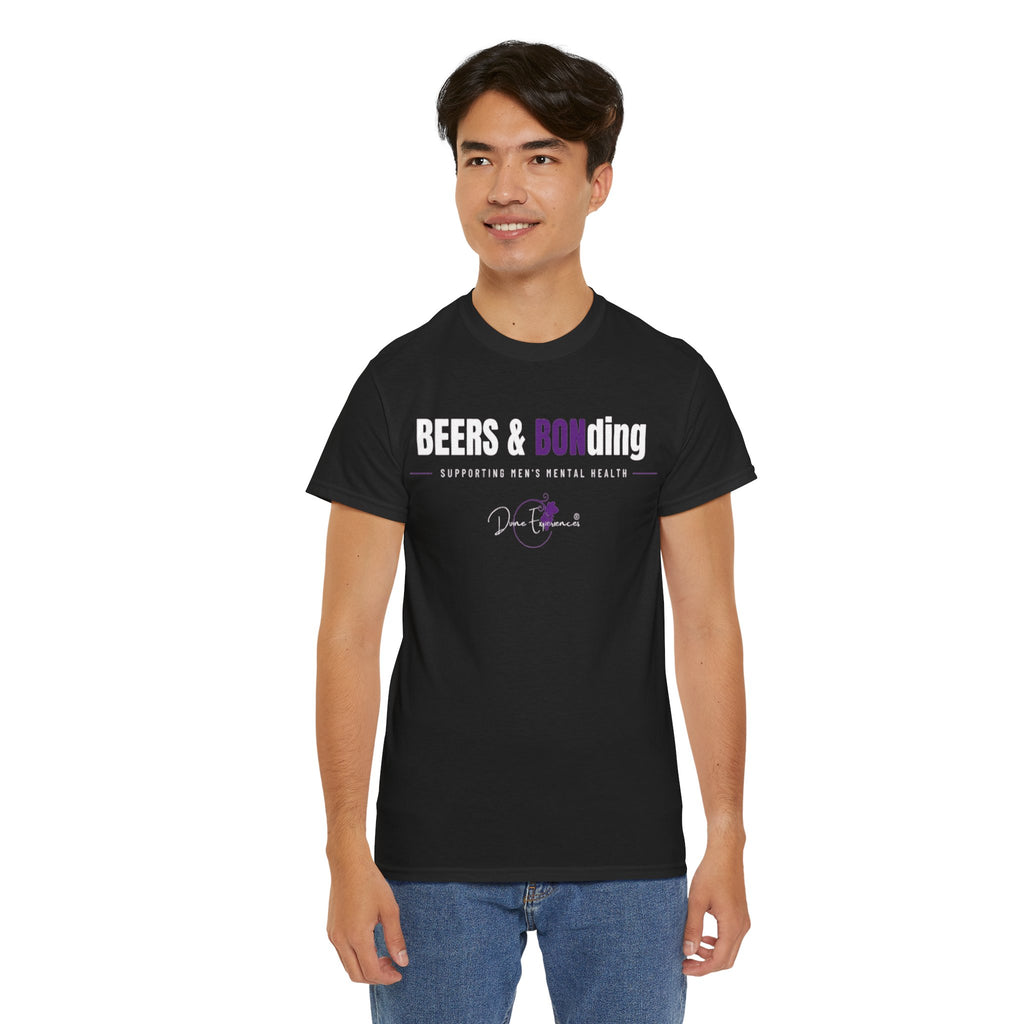 BEERS & BONDing Support Tee — DVINE Mental Health Fundraiser T-Shirt