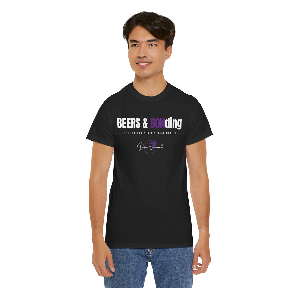 BEERS & BONDing Support Tee — DVINE Mental Health Fundraiser T-Shirt