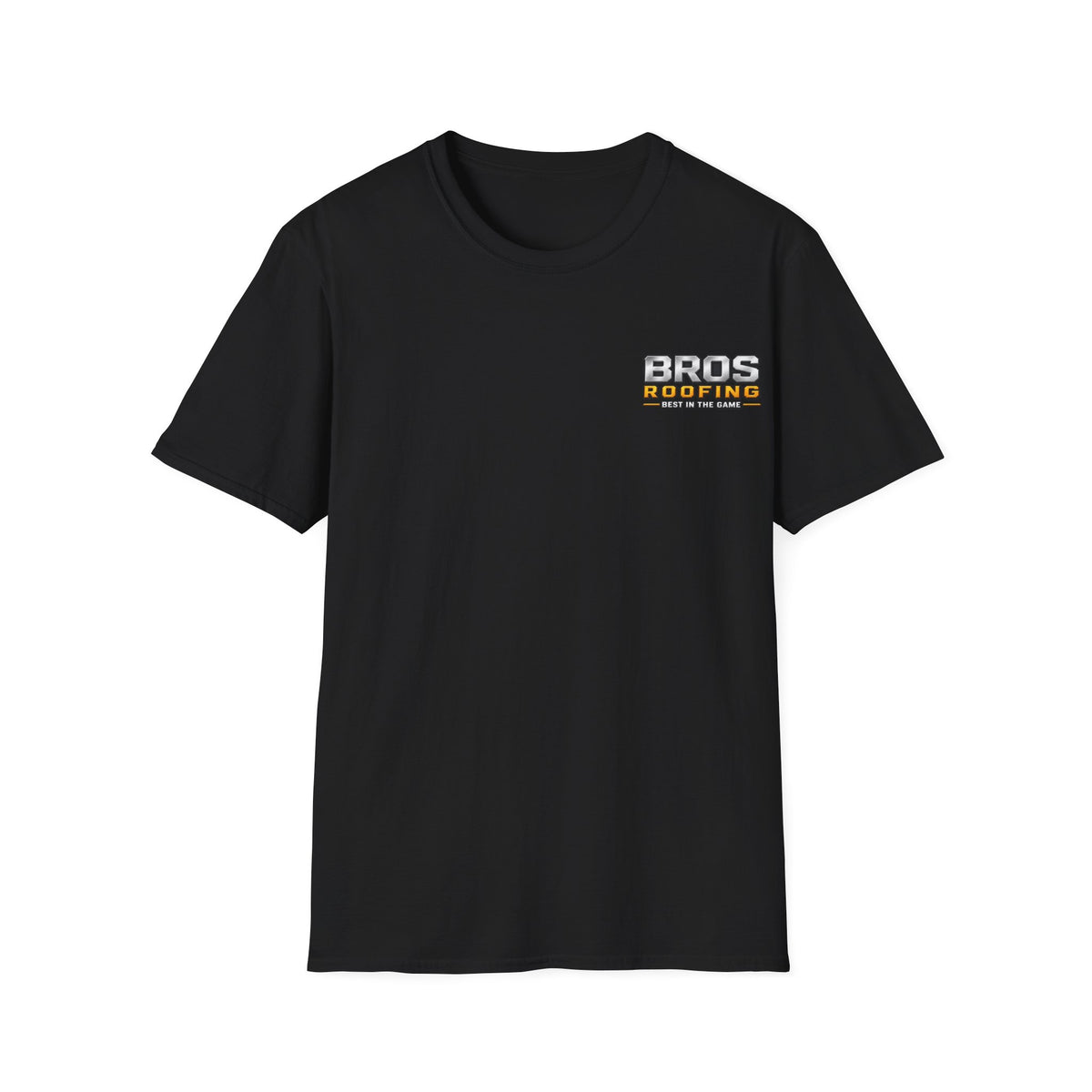 BROS Roofing T‑Shirt – “BROS ROOFING: Best in the Game” Crew Tee