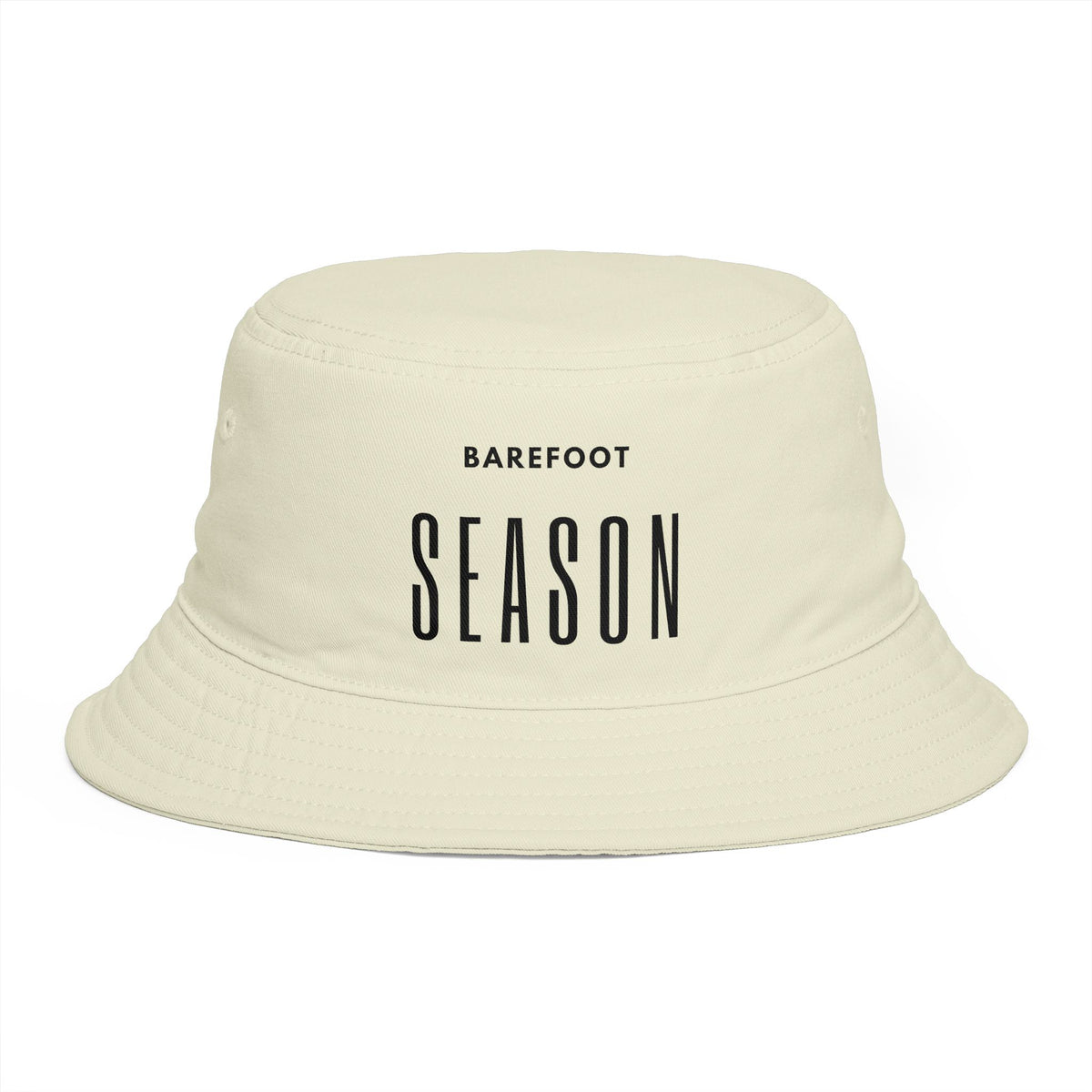 Season Bucket Hat — "Barefoot Season" Casual Summer Sun Hat