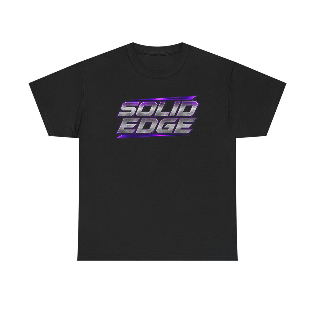 Solid Edge Concrete Australia T‑Shirt — Retro Purple Logo Tee