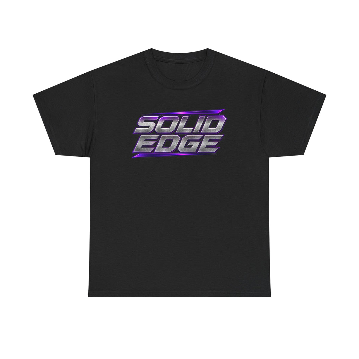 Solid Edge Concrete Australia T‑Shirt — Retro Purple Logo Tee