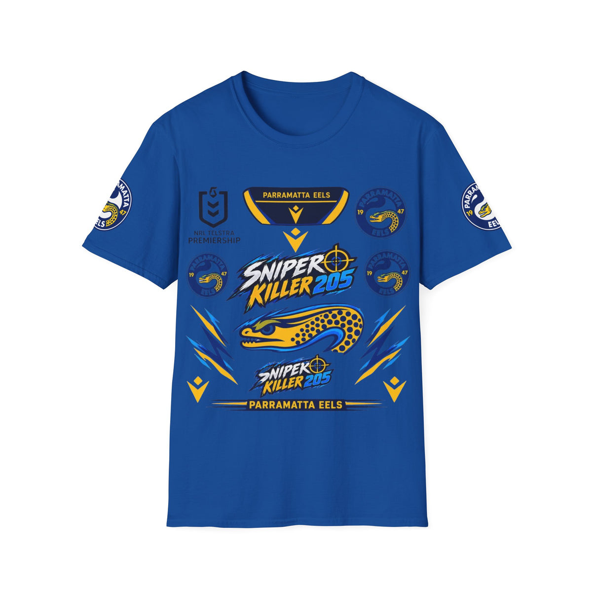 Parramatta Eels(Option 1) "Sniper Killer 205" Team T-Shirt